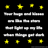 quotes hugs glitter graphics