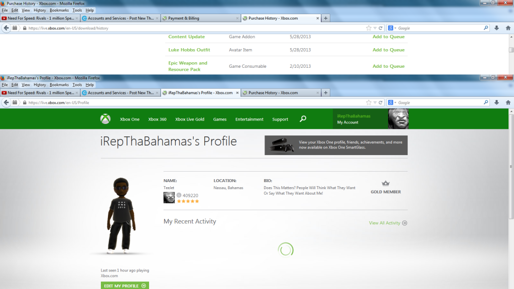Selling 2 Xbox Accounts Legit EpicNPC