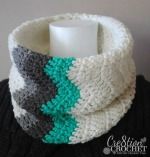 Winter Waves Cowl free crochet patterns