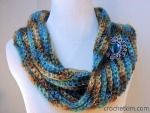 Sea Bling Cowl free crochet patterns