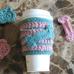 Paw & Dog Bone Cup Sleeve free crochet patterns