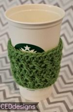 Coffee Cup Sleeve free crochet patterns