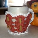 Autumn Spice Mug Cozy free crochet patterns