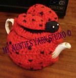 Lady Bug Tea Cozy free crochet patterns