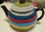 Scrap Happy Tea Cozy free crochet patterns