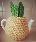Pineapple Tea Cozy free crochet patterns