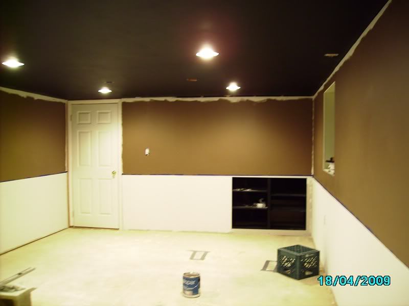 Flat Black Painted Basement Ceiling Best Basement 2017