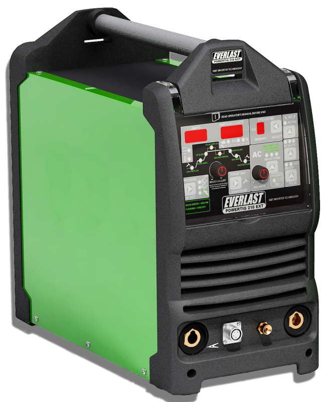 PowerTIG 210EXT GTAWP 200AMP ACDC TIG STICK ADVANCE PULSE WELDER
