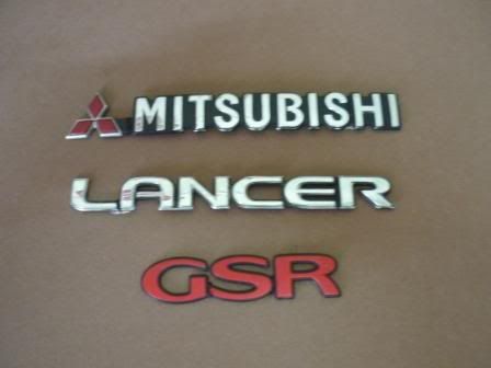Mitsubishi Lancer Evolution Ix Gsr Rm. emblem mitsubishi lancer GSR