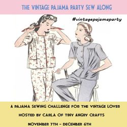 Vintage Pajama Sew Along