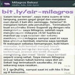 Testimoni Milagros ganti Cuci darah pada Pasien Penderita Gagal Ginjal 5