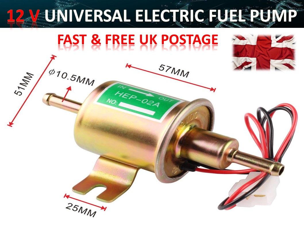 24V ELECTRIC FUEL PUMP FACET CYLINDER STYLE TRACTOR BOAT UK BASED SELLER