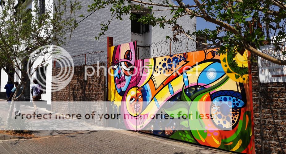 Street art in Maboneng Precinct Johannesburg, Zuid-Afrika | Mooistestedentrips.nl