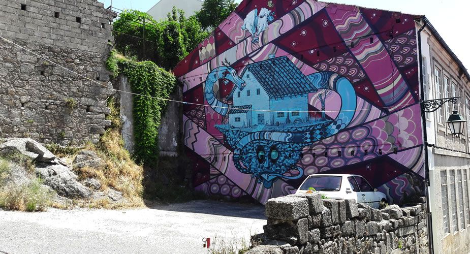 Street art in Portugal, street art festival WOOL Covilhã | Mooistestedentrips.nl