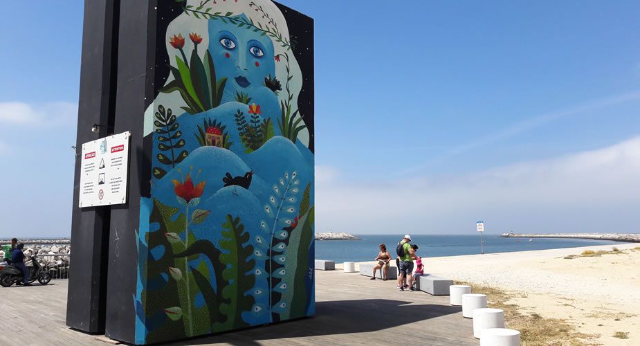 Street art in Portugal, Figueira da Foz | Mooistestedentrips.nl