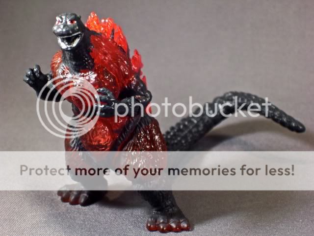 Red Fire Burning Godzilla   New 3 Japanese Figure  