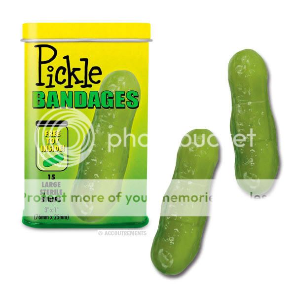 Set of New Pickle Bandages Band Aids  