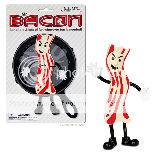 Mr. Bacon   New Bendable Action Figure  