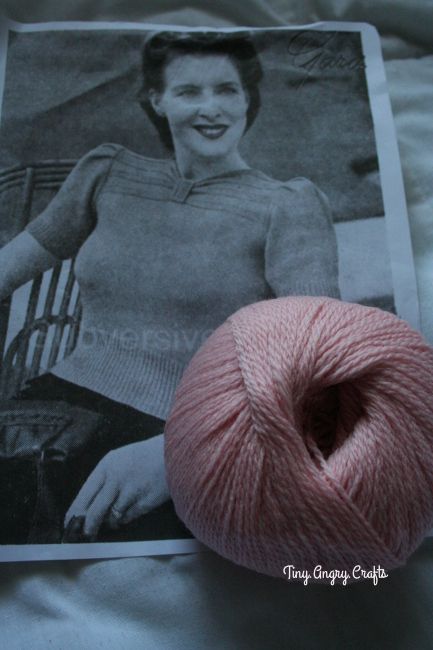 TinyAngryCrafts, 1940s, knitting